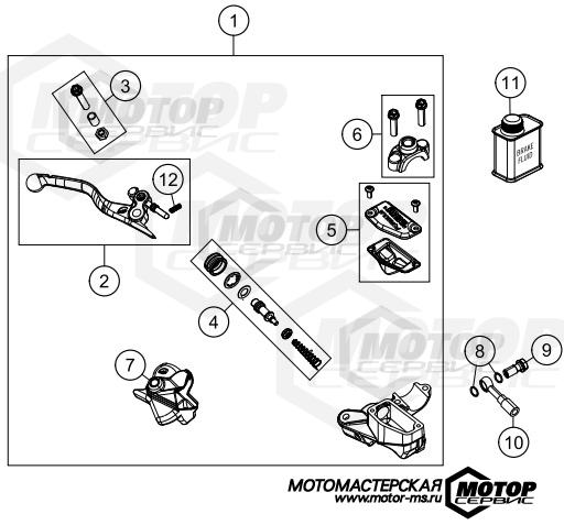 KTM MX 85 SX 19/16 2019 FRONT BRAKE CONTROL