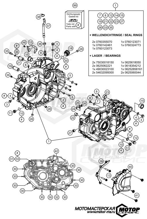 KTM Naked 690 Duke R 2017 ENGINE CASE