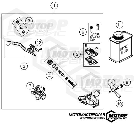 KTM MX 65 SX 2017 FRONT BRAKE CONTROL