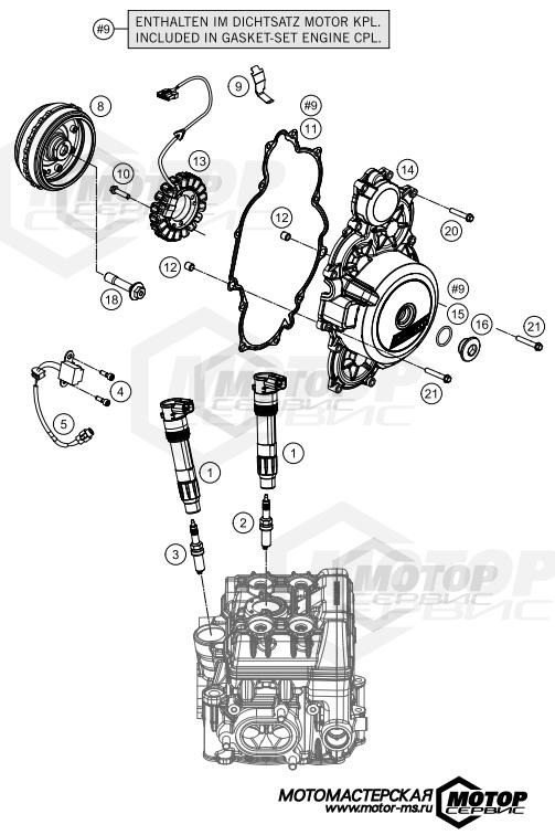 KTM Naked 1290 Super Dure R Special Edition ABS 2016 IGNITION SYSTEM