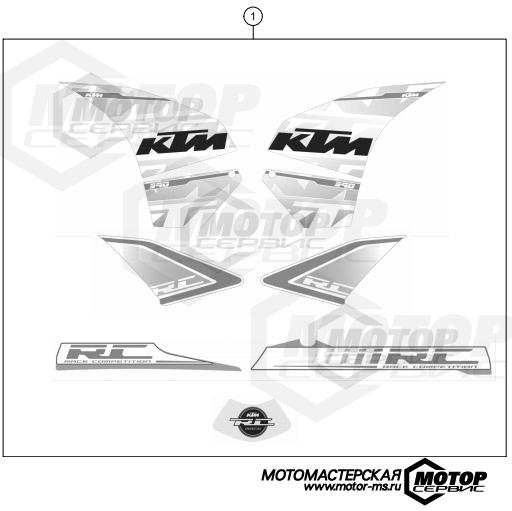 KTM Supersport RC 390 ADAC CUP 2016 DECAL