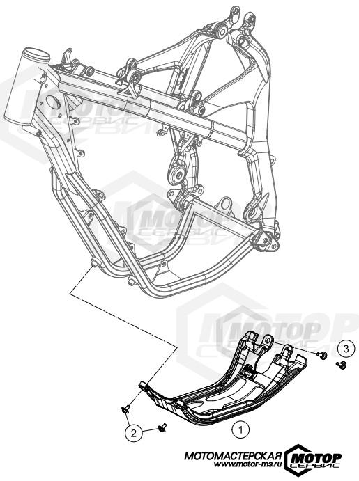 KTM Freeride 350 2016 ENGINE GUARD