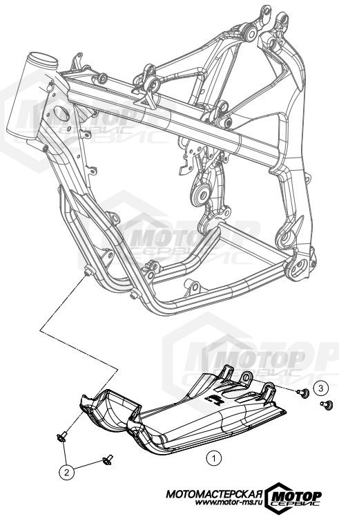 KTM Freeride 250 R 2016 ENGINE GUARD