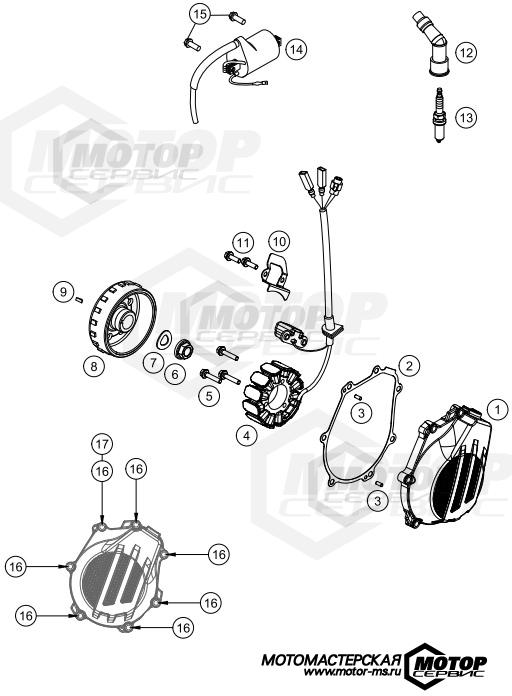 KTM MX 450 SX-F 2016 IGNITION SYSTEM