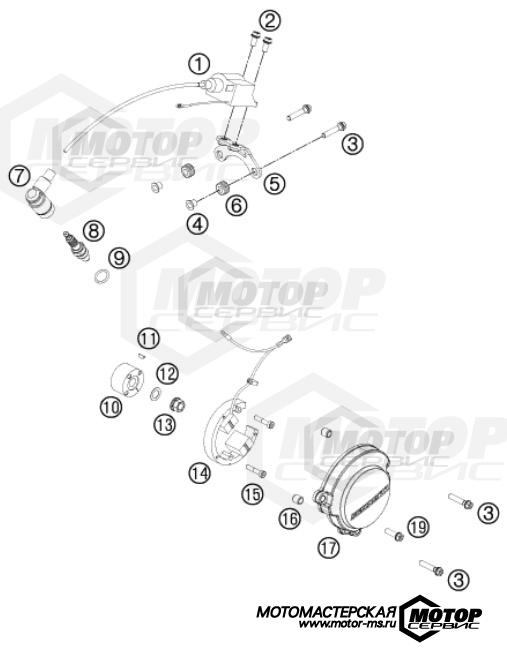KTM MX 50 SX 2016 IGNITION SYSTEM