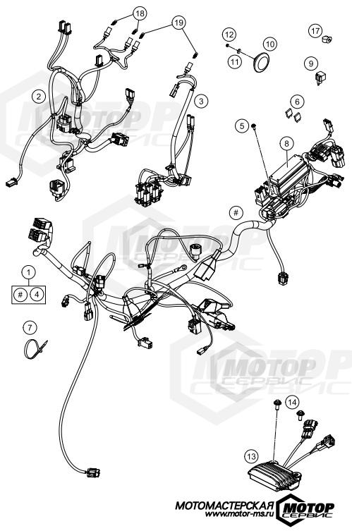 KTM Travel 450 Rally Factory Replica 2015 WIRING HARNESS