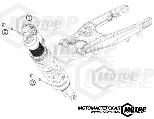 KTM Enduro 250 EXC-F Factory Edition 2015 SHOCK ABSORBER