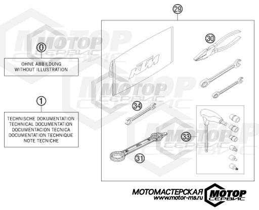 KTM Enduro 125 EXC Factory Edition 2015 ACCESSORIES KIT