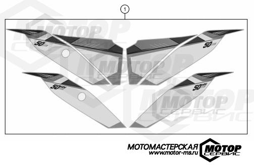 KTM MX 50 SX Mini 2015 DECAL