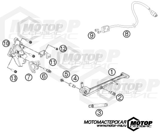 KTM Supersport 1190 RC8 R White 2014 SIDE / CENTER STAND