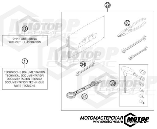 KTM Enduro 350 EXC-F Six Days 2014 ACCESSORIES KIT