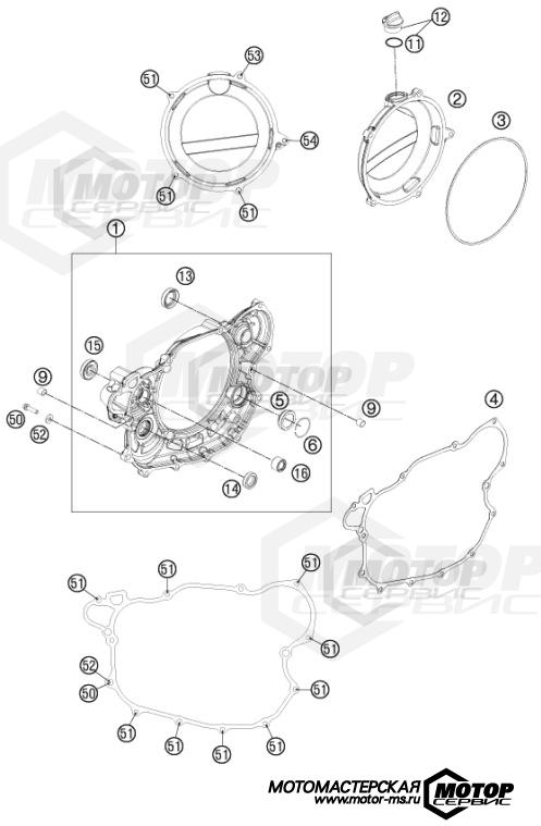 KTM Enduro 450 EXC 2014 CLUTCH COVER