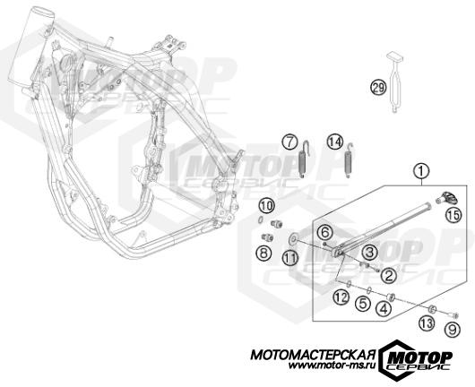 KTM Enduro 450 EXC 2014 SIDE / CENTER STAND