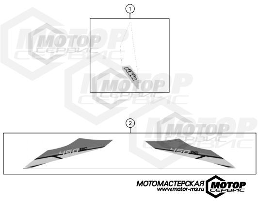 KTM Enduro 450 EXC 2014 DECAL