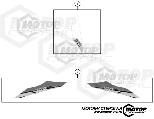 KTM Enduro 300 EXC 2014 DECAL