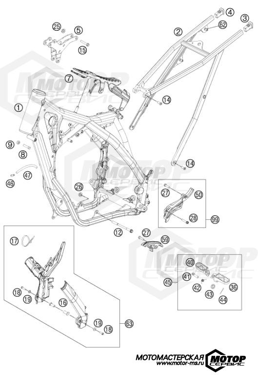 KTM Enduro 300 XC 2014 FRAME