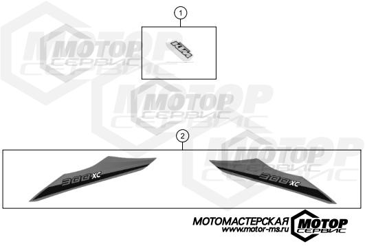 KTM Enduro 300 XC 2014 DECAL