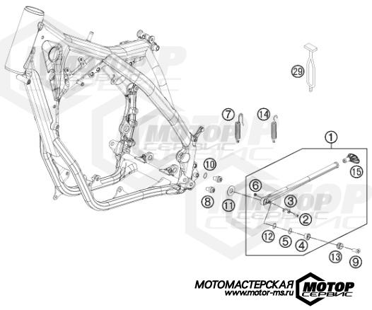 KTM Enduro 250 XC 2014 SIDE / CENTER STAND