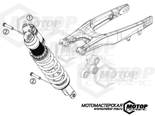 KTM MX 350 SX-F 2014 SHOCK ABSORBER