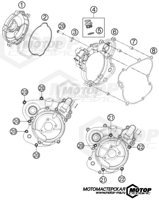 KTM MX 65 SX 2014 CLUTCH COVER