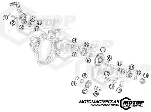 KTM MX 65 SX 2014 KICK STARTER