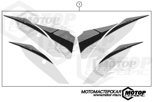 KTM MX 50 SX 2014 DECAL