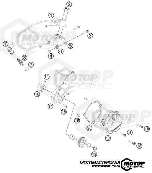 KTM MX 50 SX Mini 2014 IGNITION SYSTEM