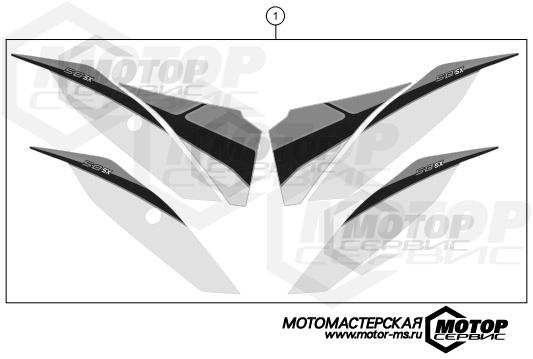 KTM MX 50 SX Mini 2014 DECAL