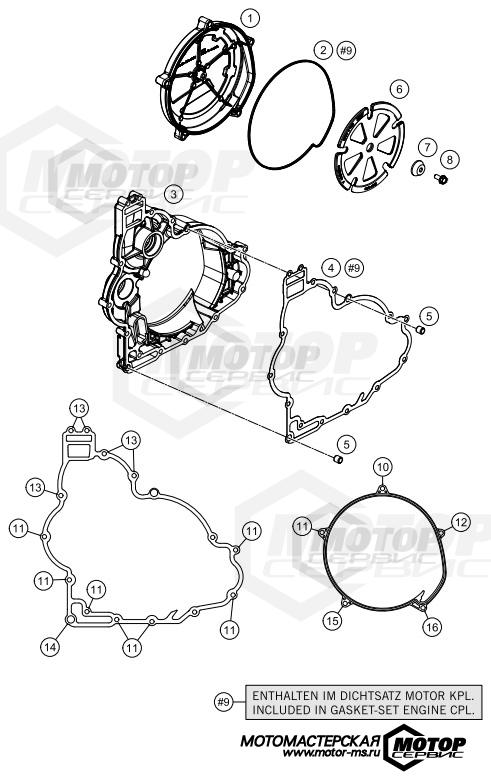 KTM Travel 1190 Adventure ABS R 2013 CLUTCH COVER
