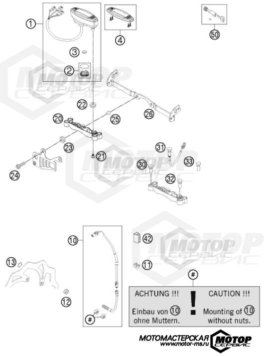 KTM Enduro 350 EXC-F Six Days 2013 INSTRUMENT / LOCK SYSTEM