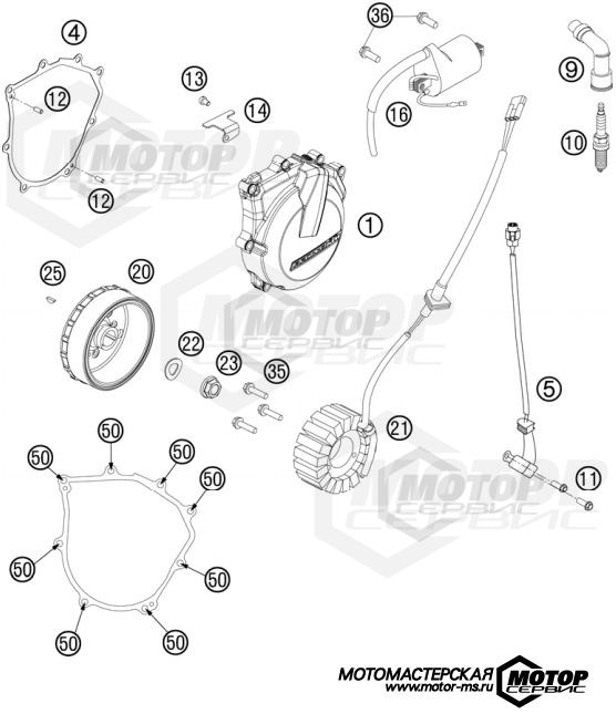 KTM Enduro 450 EXC 2013 IGNITION SYSTEM