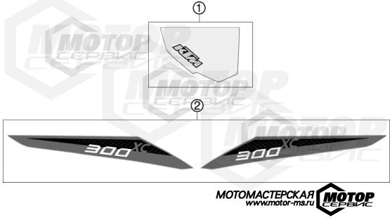 KTM Enduro 300 XC 2013 DECAL