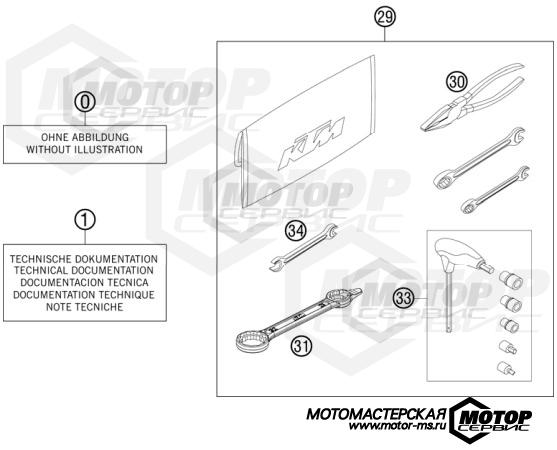 KTM Enduro 300 XC 2013 ACCESSORIES KIT