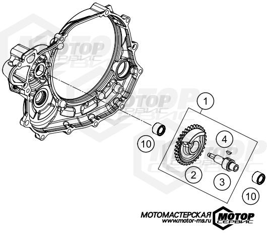 KTM MX 450 SX-F Factory Edition 2013 BALANCER SHAFT