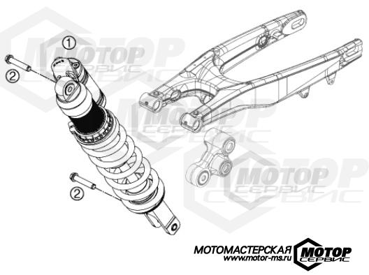 KTM MX 450 SX-F Factory Edition 2013 SHOCK ABSORBER