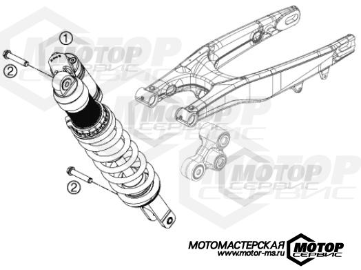KTM MX 350 SX-F 2013 SHOCK ABSORBER