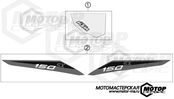 KTM MX 150 SX 2013 DECAL