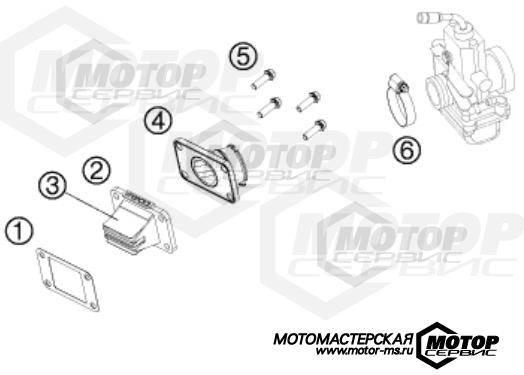 KTM MX 65 SX 2013 REED VALVE CASE