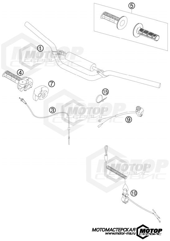 KTM MX 50 SX 2013 HANDLEBAR, CONTROLS