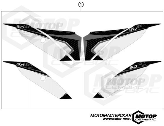 KTM MX 50 SX 2013 DECAL