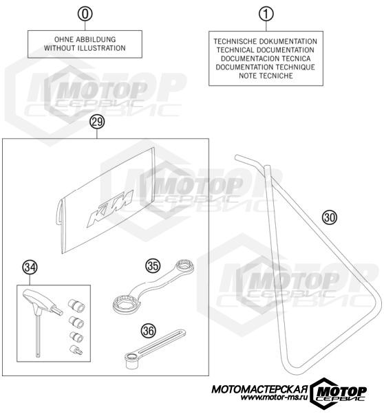 KTM MX 50 SX 2013 ACCESSORIES KIT
