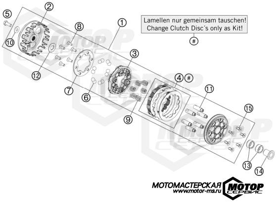 KTM MX 50 SX Mini 2013 CLUTCH