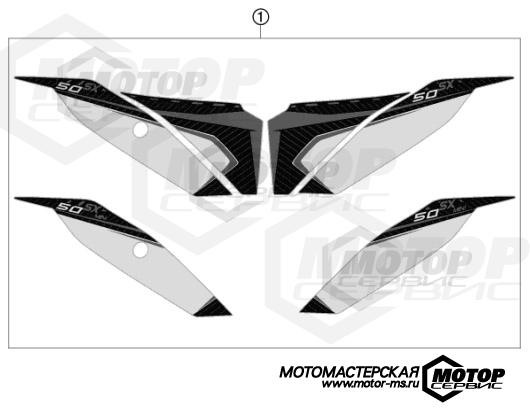 KTM MX 50 SX Mini 2013 DECAL