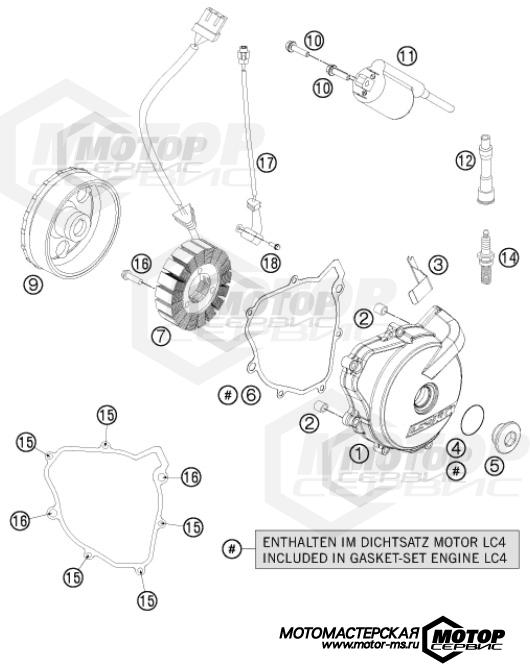 KTM Supermoto 690 SMC R 2013 IGNITION SYSTEM