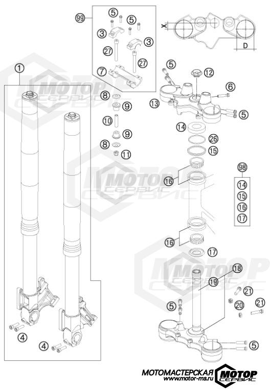 KTM Supermoto 990 Supermoto R ABS 2013 FRONT FORK