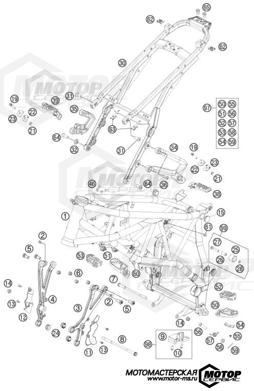 KTM Supermoto 990 Supermoto R ABS 2013 FRAME