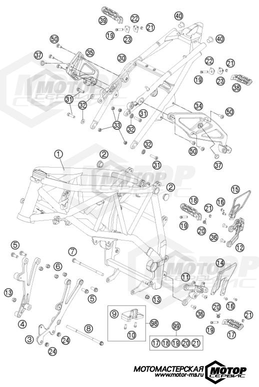 KTM Naked 990 Super Duke R 2012 FRAME