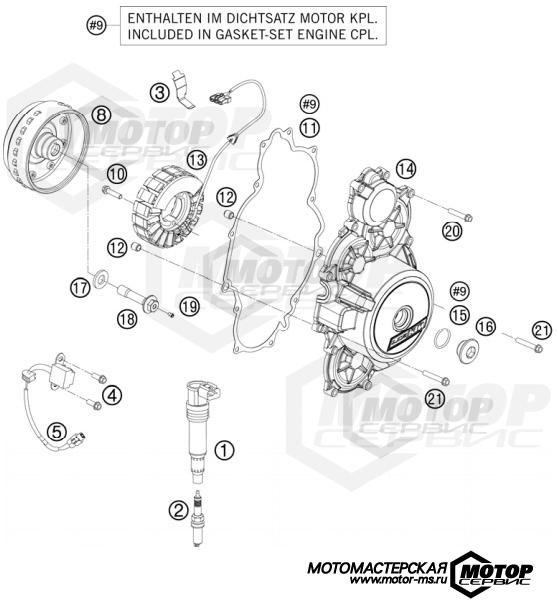 KTM Supersport 1190 RC8 R Track 2012 IGNITION SYSTEM