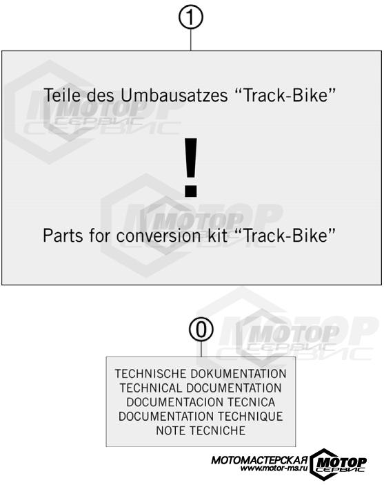 KTM Supersport 1190 RC8 R Track 2012 CONVERSION KIT "TRACK-BIKE"