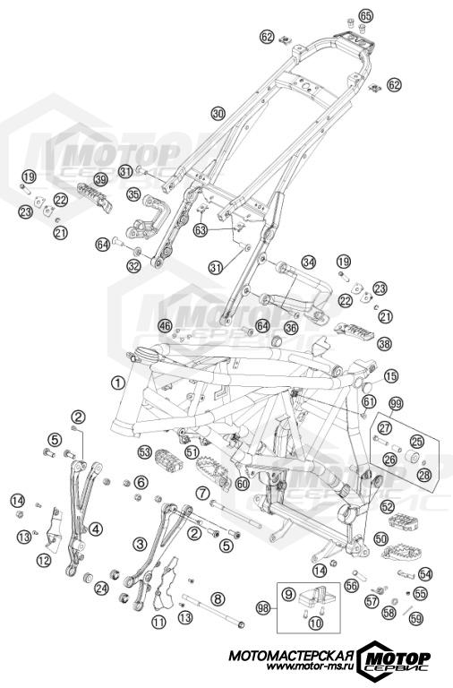 KTM Supermoto 990 Supermoto R 2012 FRAME